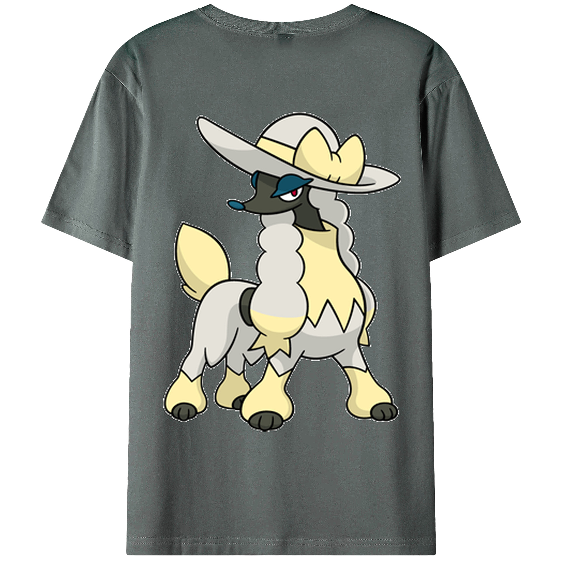 （画像用） ポケットモンスター Pokémon 綿100％ メンズ半袖Tシャツ（バックプリント） 通気性